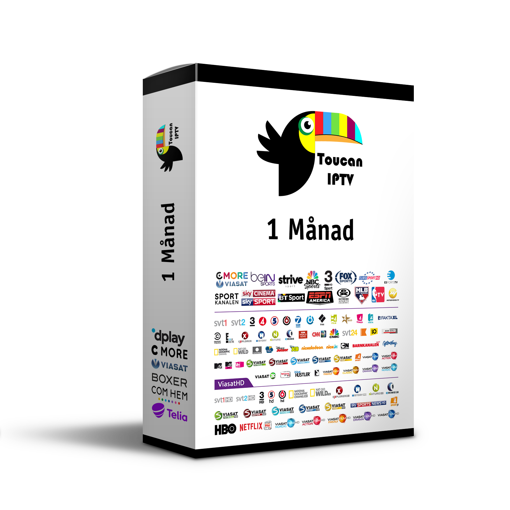 Toucan iptv 1-Månad