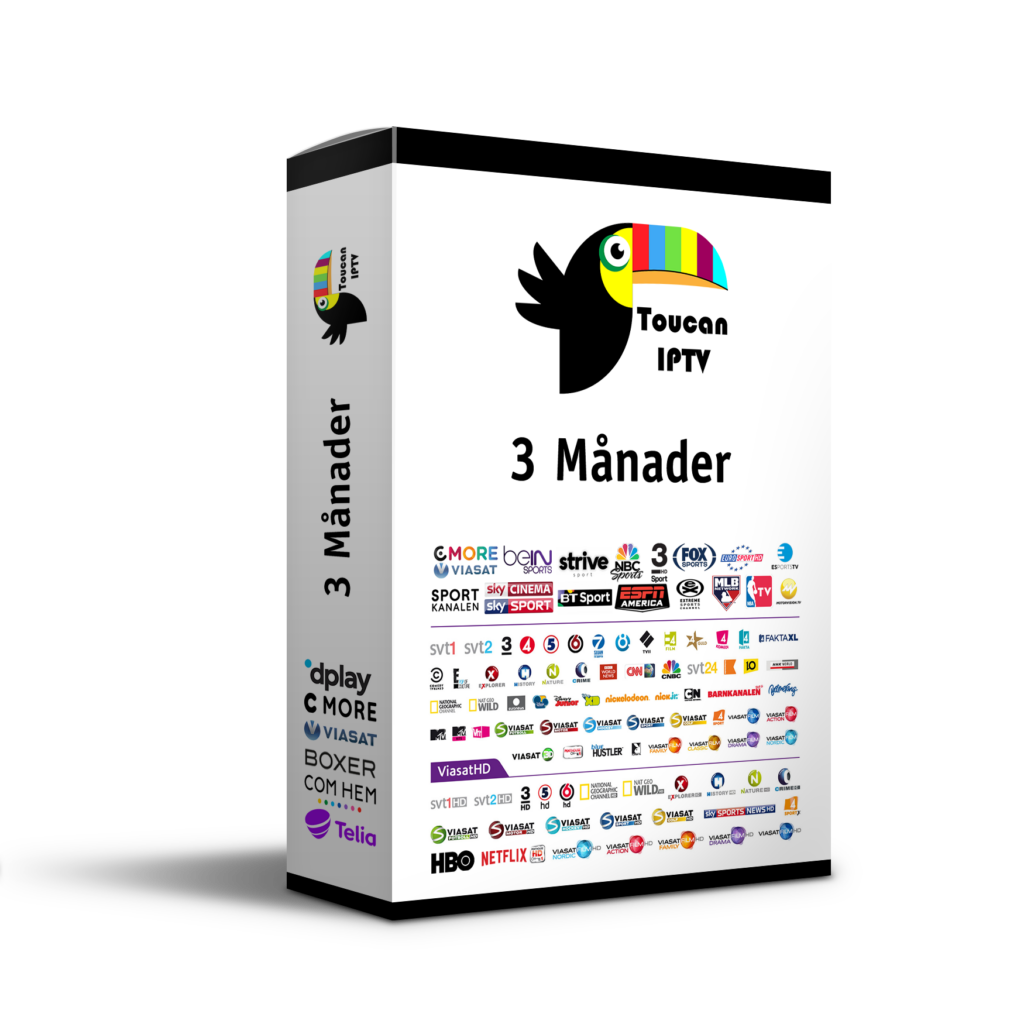 Toucan iptv 3-Månader
